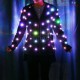 Full color led jacket for stage show singer